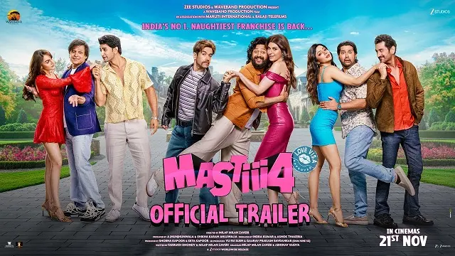Mastiii 4 (2025) | Hindi Movie | Zee5 | Web-DL
